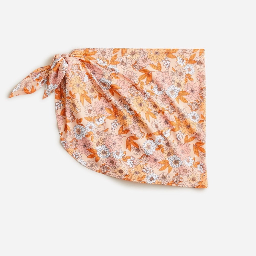 BRAND NEW with Tags J. Crew SWIM SARONG IN ZINNIA FLORAL